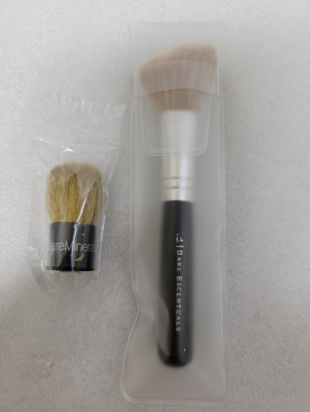 Bare Minerals / Escentuals Angled Blush Brush + New Baby Buki Brush